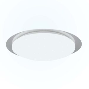 Frodeno H2O Plafonnier LED étoilé RVB avec télécommande multifonction, bord transparent, IP44, D. 48cm.