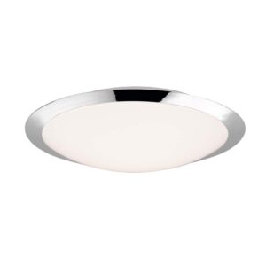 Umberto H2O Plafonnier LED Bord Chrome Ip44 D. 42Cm