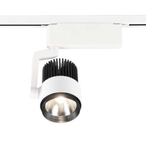 Spot Radiateur Duoline LED Orientable en Métal Blanc H. 24cm