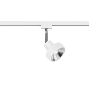 Spot orientable Duoline Leon en métal blanc L. 11cm