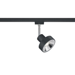 Spot orientable Duoline Leon en métal noir L. 11cm