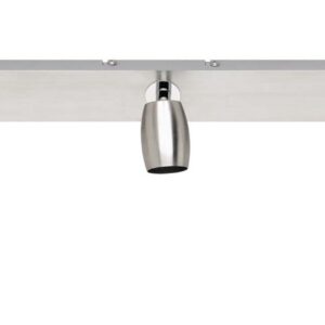 Michael Barra 3 Lumières en Acier Satiné avec Douille Gu10 L. 54Cm
