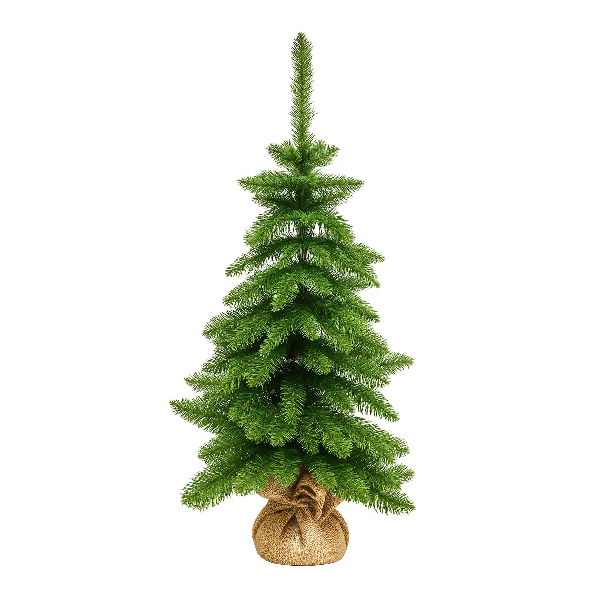 Sparky - Mini Sapin de Noël Traditionnel en PVC H90 cm, 96 Pointes