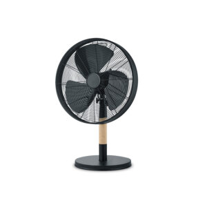 Viking - Ventilateur sur pied oscillant et inclinable Ø35 cm Noir mat
