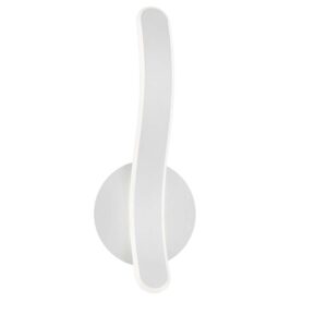 Applique LED blanche Parma avec variateur d'intensité à interrupteur H.40cm