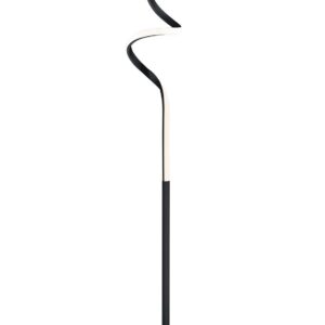Lampadaire LED Ondulé Anthracite H. 145cm