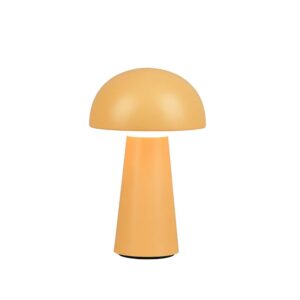 Lampe Lennon LED d'extérieur rechargeable par USB avec allumage tactile, 4 intensités de lumière jaune vif, H. 21,5 cm, IP44.