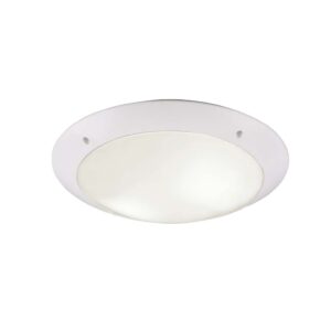 Camaro Plafonnier Extérieur en Méthacrylate Blanc D. 33Cm Ip54