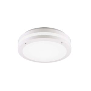 Kendal Plafonnier LED Extérieur Métacrylate Blanc D. 30 IP54
