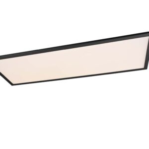 Alpha Plafonnier LED Rectangulaire Bord Noir 80X30