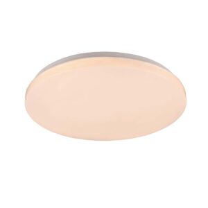 Kira Plafonnier LED avec diffuseur satiné blanc, RVB et télécommande multifonction D.40cm