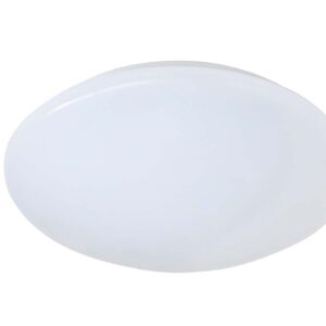 Plafonnier LED avec diffuseur blanc D.27 IP44