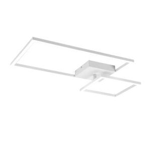 Plafonnier LED blanc avec articulation et intensité réglable avec interrupteur L. 63cm
