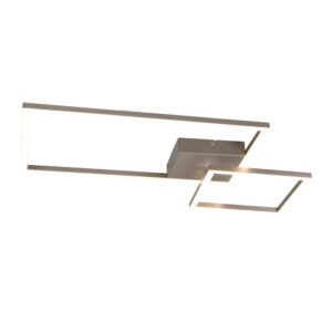 Plafonnier LED en acier avec articulation et intensité réglable avec interrupteur, L. 63cm