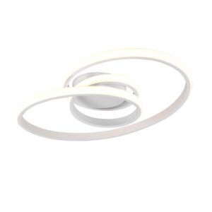 Sansa Plafonnier LED Infini Blanc avec Réglage d'Intensité Interrupteur D. 50Cm