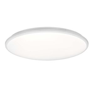Limbus Plafonnier LED avec bordure blanche et variateur d'intensité avec interrupteur, diamètre 50 cm.