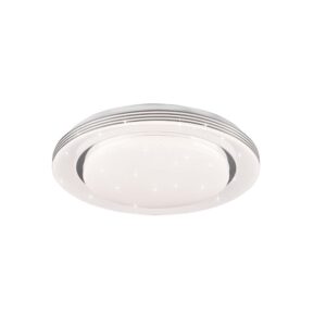 Atria Plafonnier LED avec télécommande multifonction et diffuseur à effet ciel étoilé D.38cm