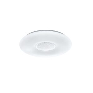 Akina Plafonnier LED en métacrylate avec effet cristal et télécommande - D. 41cm