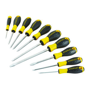 Tournevis Stanley Essential - lot de 10pcs