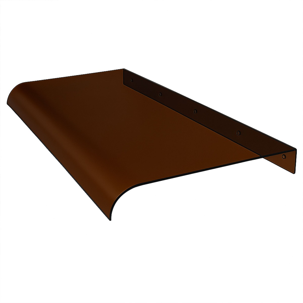 Ame - Lot de 3 auvents extérieurs 153x35,5 cm en polycarbonate