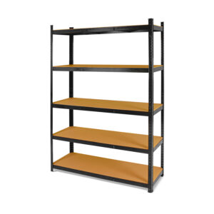 Brace 120 - Étagère de rangement en métal et MDF à 5 niveaux 180x120x40 cm