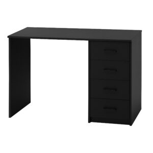 Cassiopea - Bureau avec 4 tiroirs 110x56x73 cm pour PC de bureau en bois