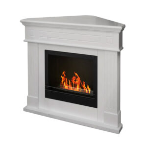 Ford - Cheminée bioéthanol angulaire de sol 110x63xH102 cm