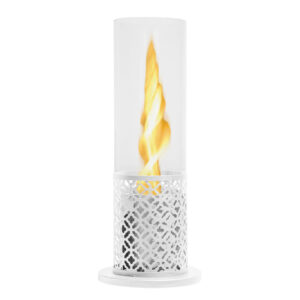 Tolosa - Cheminée au bioéthanol de table pour l'intérieur et l'extérieur ø20 x H49,5 cm