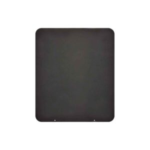 Tapis de sol sous poêle à bois et granulés en acier 70x60 cm