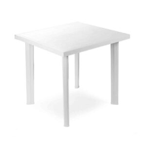 Fiocco - Table de jardin en résine 80x75 cm