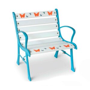 Happy Baby - Fauteuil de jardin pour enfants en fonte et bois