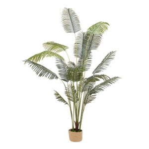 Kentia 210 - Plante Artificielle Tropicale Kentia H210 cm pour l'intérieur et l'extérieur avec pot Beige