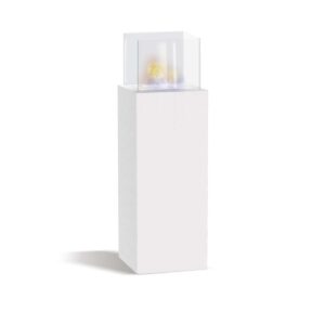 Marcantonio - Cheminée au bioéthanol autoportante, à poser au sol, dimensions 40x40xH112 cm