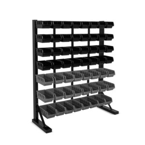 Pal Basic - Étagère de garage, porte-outils freestanding avec 56 boîtes à outils