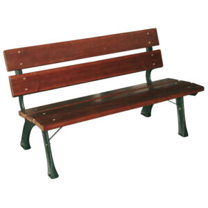Hyde Park Junior - Banc de jardin en bois et en fonte