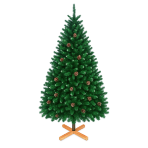 Prancer - Sapin de Noël avec neige et cônes ø100 x 180h cm, 750 branches et 60 cônes