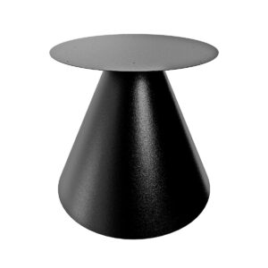 Artù - Base en cône pour table à manger ronde, en métal