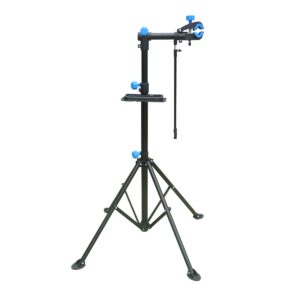 Shelter - Support de réparation de bicyclettes 198x104 cm Support de bicyclettes avec porte-outils en acier noir