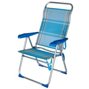 Sun Comfort - Chaise de plage pliante avec dossier réglable