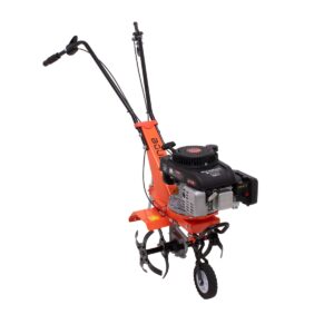 Tukang 140 - Motobineuse pour Potager à Explosion à Essence 4 temps 2.5HP Moteur 140cc avec 4 Fraises Ø30 cm